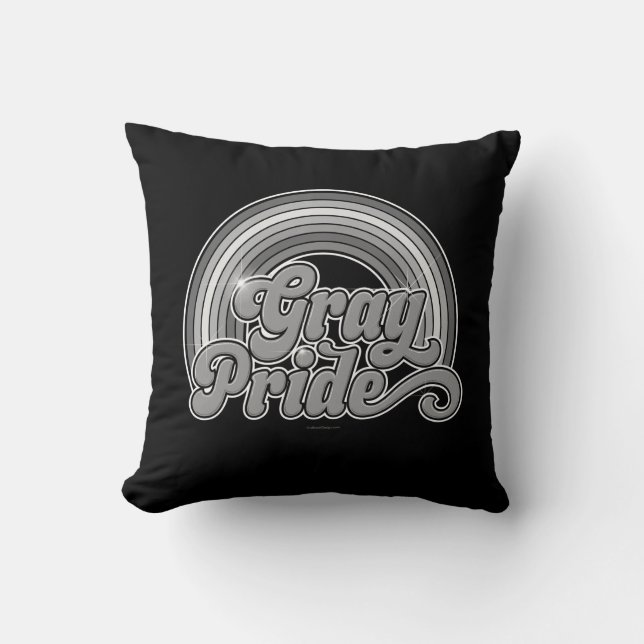 Grey Pride (Retired Senior) Cushion (Front)