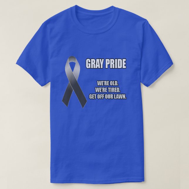 Grey Pride T-Shirt (Design Front)