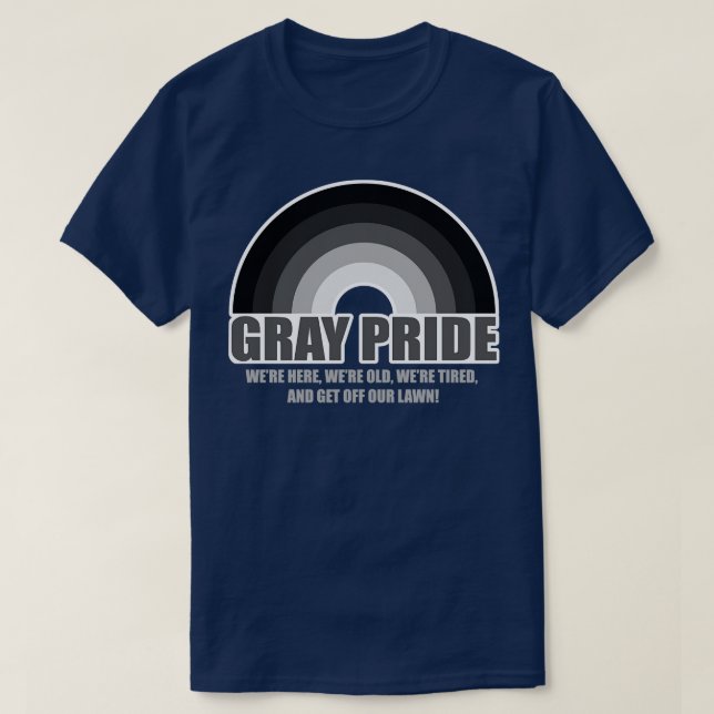 Grey Pride T-Shirt (Design Front)