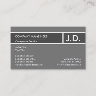 grey professional : business card