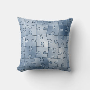 Grey puzzle cushion
