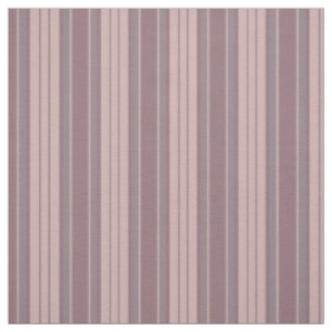 Grey Red Chevron Stripes Fabric