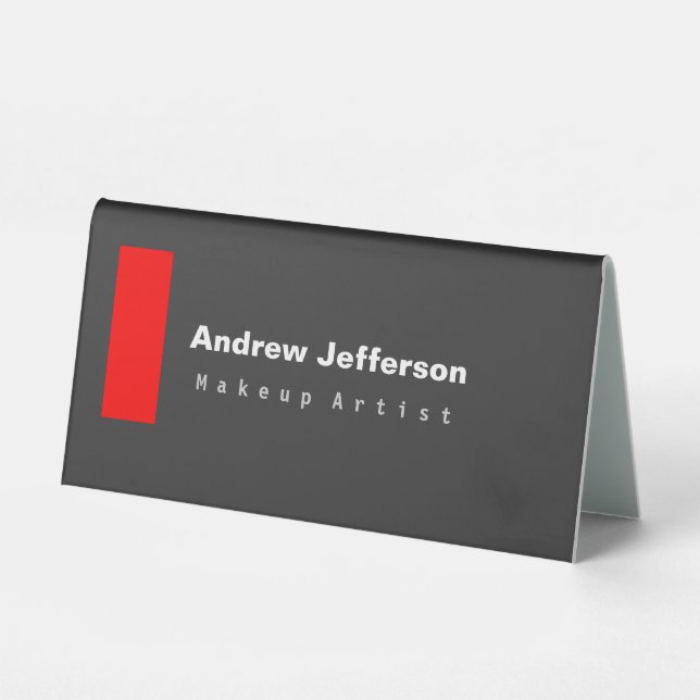Grey Red Minimalist Modern Plain Remarkable (Front)