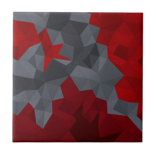 Grey, red randomly arranged triangles. tile