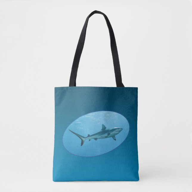 Grey Reefshark, Yap Island - Photographic design | Tote Bag (Front)