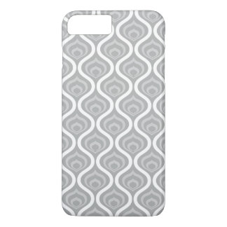 Grey Retro Waves iPhone 8 Plus/7 Plus Case