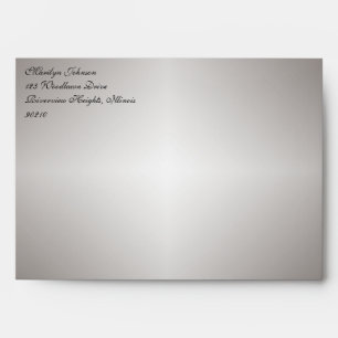 Grey Return Address Envelope for 5"x7" Products