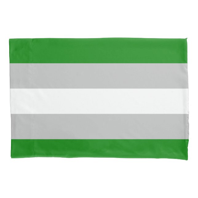 Grey-romantic Flag Pillowcase (Front)