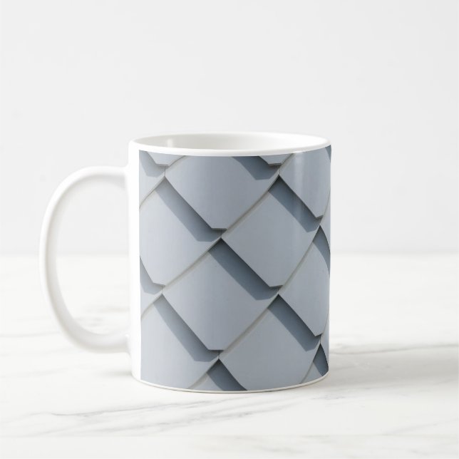 Grey roof shingles coffee mug (Left)