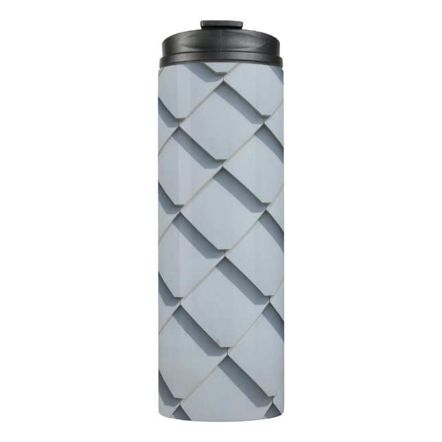 Grey roof shingles thermal tumbler (Front)