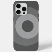 Grey Round Apple iPhone 15 Pro Max Case