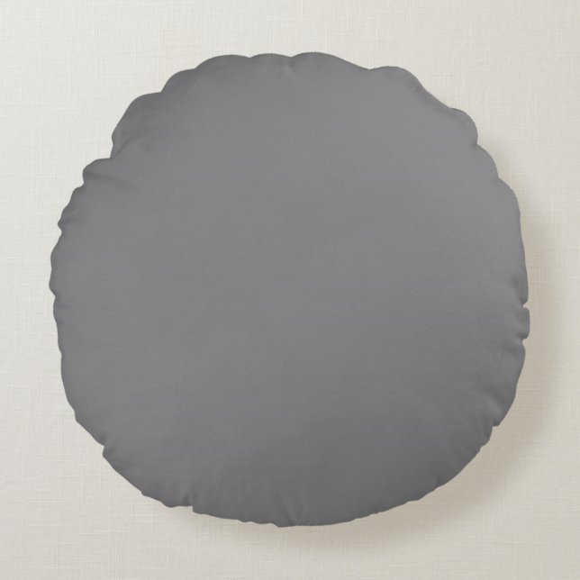 Grey Round Cushion (Front)