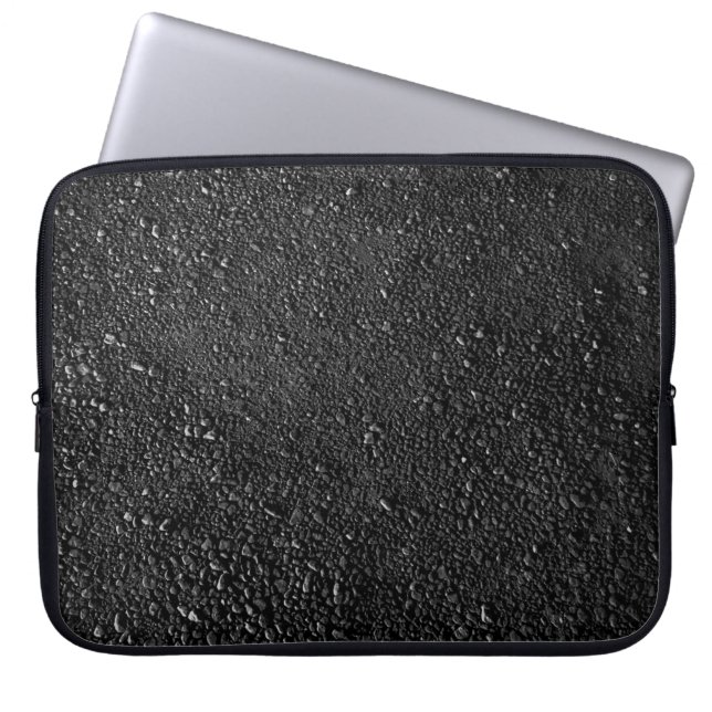 Grey sand laptop sleeve (Front)