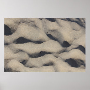 Grey sand poster