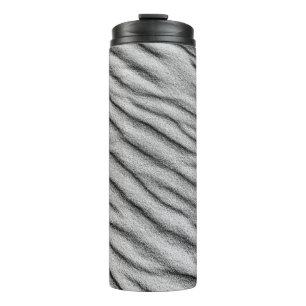 Grey sand thermal tumbler