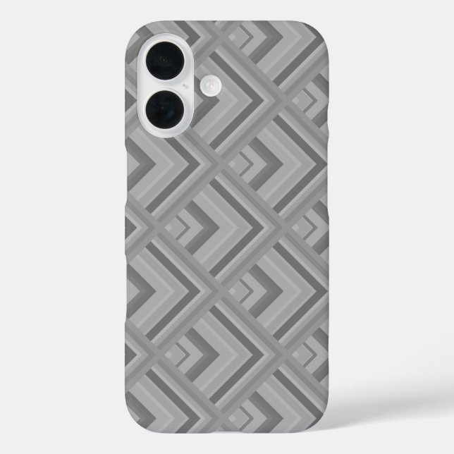 Grey scale pattern Case-Mate iPhone case (Back)