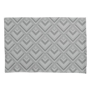 Grey scale pattern pillowcase