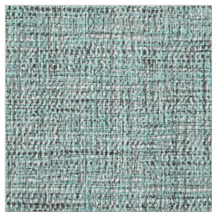 Grey Seafoam Turquoise Blue Green Boucle Pattern Fabric