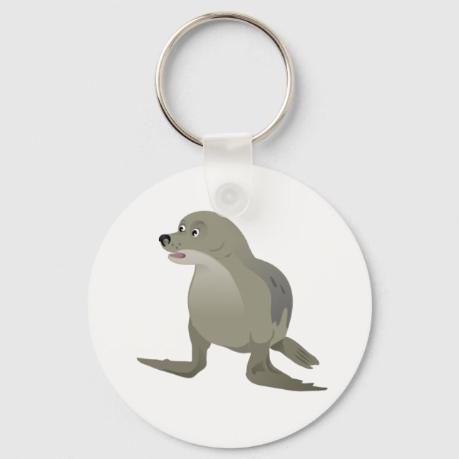 Grey Seal Key Ring (Front)