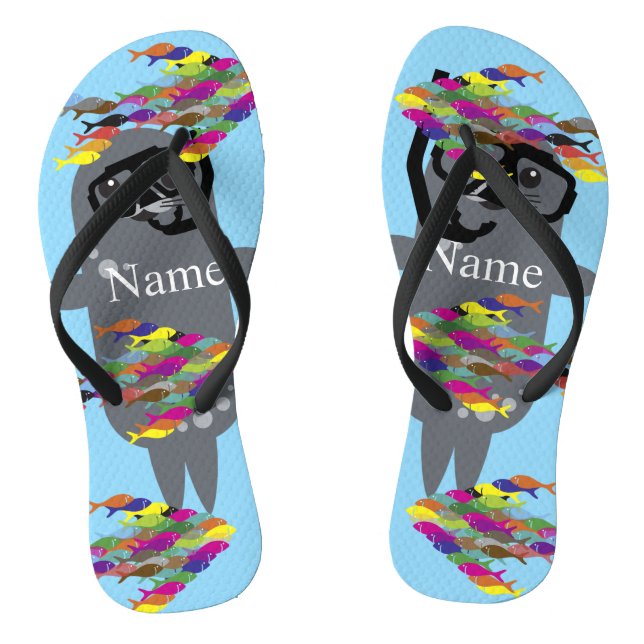 Grey Seal Thunder_Cove  Flip Flops (Footbed)