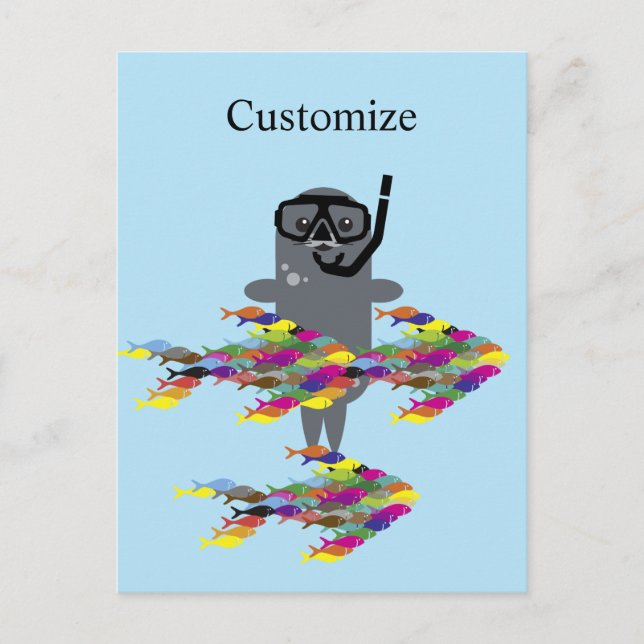 Grey Seal Thunder_Cove  Postcard (Front)