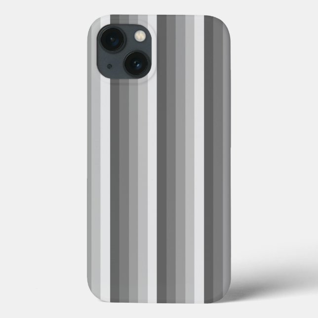 Grey shadow stripes Case-Mate iPhone case (Back)