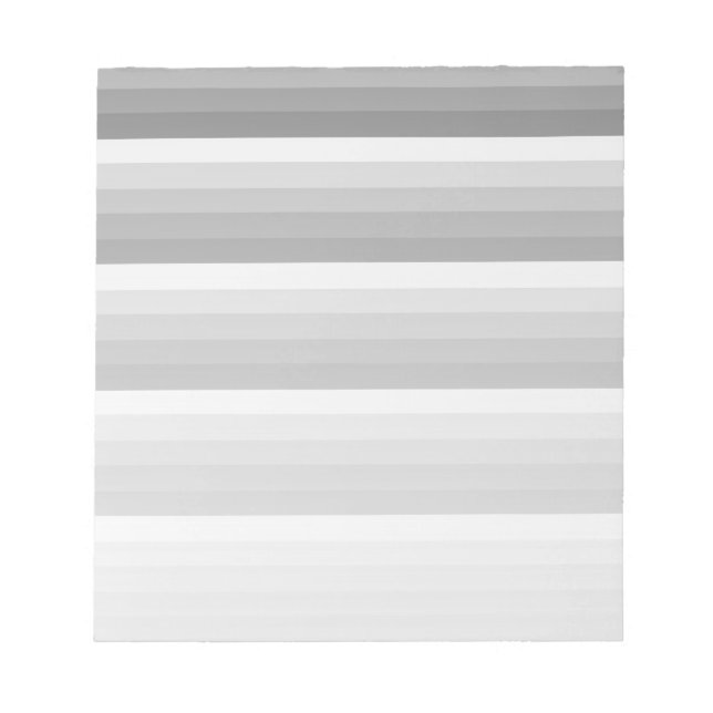 Grey shadow stripes notepad (Front)