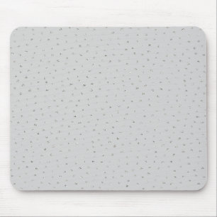 Grey Silver Confetti Mouse Mat