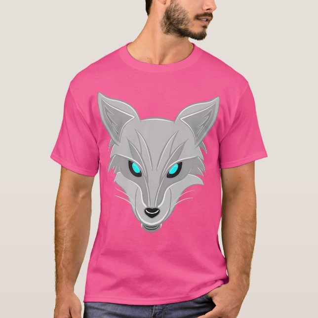 Grey Silver Fox T-Shirt (Front)