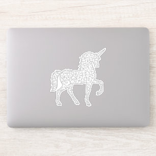 Grey Silver lace unicorn