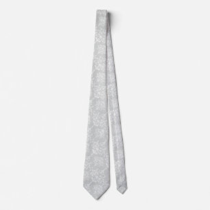 Grey silver men’s tie elegant