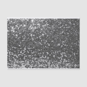 Grey Silver VIP Glitter Sparkly Sweet 16th Bride Tissue Paper