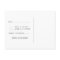 Grey Simple Deco Chic RSVP Postcard