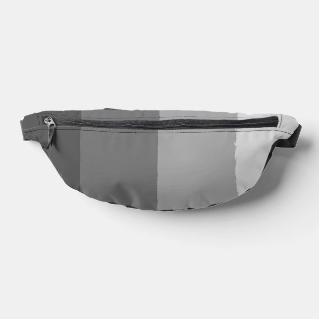 Grey Simple Fanny Pack (Lay Down)