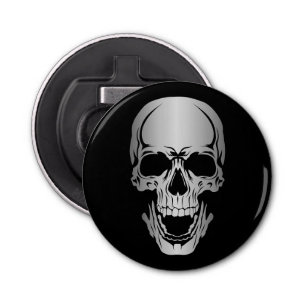 Grey Skull Bottle Opener