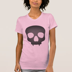 Grey skull pink T-Shirt