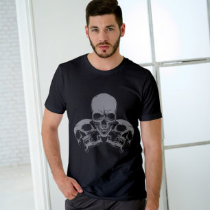 Grey Skull T-Shirt