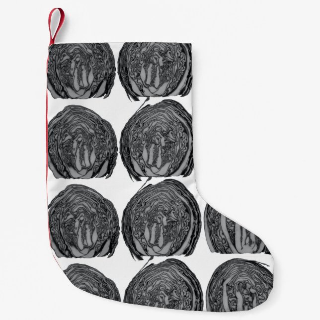 Grey Small Christmas Stocking (Front)
