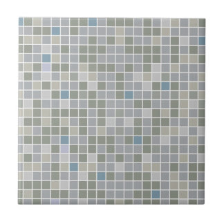 Grey Small or Large Ceramic Photo Tile