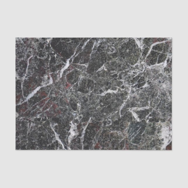 Grey Smoke Colour Marble Stone Tissue Paper (Front)