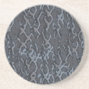 Grey Snake Skin Coaster