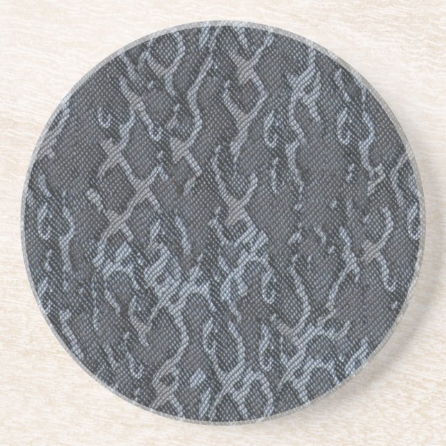 Grey Snake Skin Coaster (Front)