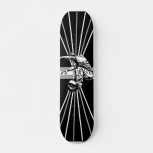 Grey-Spectrum Skateboard