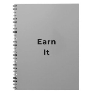 grey spiral photo notebook