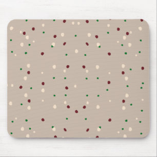 Grey Spots Pattern Mouse Mat