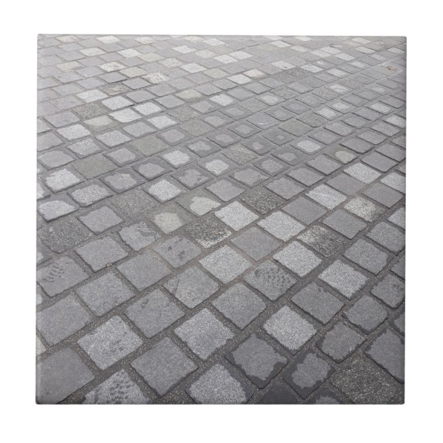 Grey Square Paving Background Tile (Front)