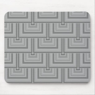 Grey square scales mouse mat
