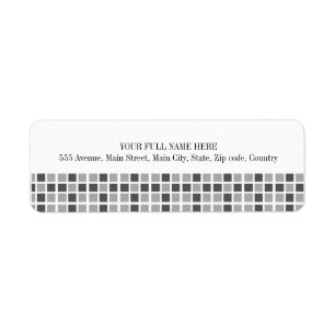 Grey Squares Pattern