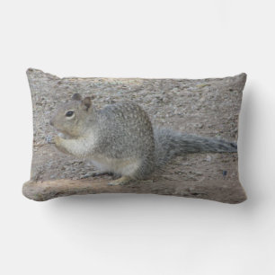 Grey Squirrel Photo Adorable Wild Woodland Animal Lumbar Cushion