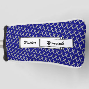 Grey Standard Ribbon by Kenneth Yoncich Golf Head Cover